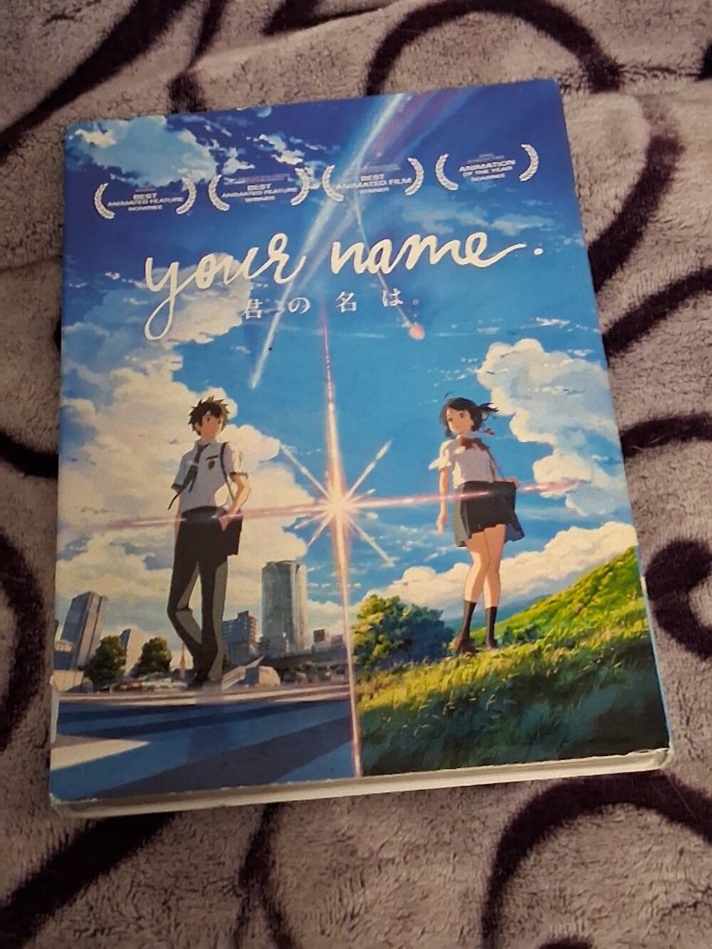 Your Name DVD Anime Movie Makoto Shinkai Funimation Slipcover EUC No scratches